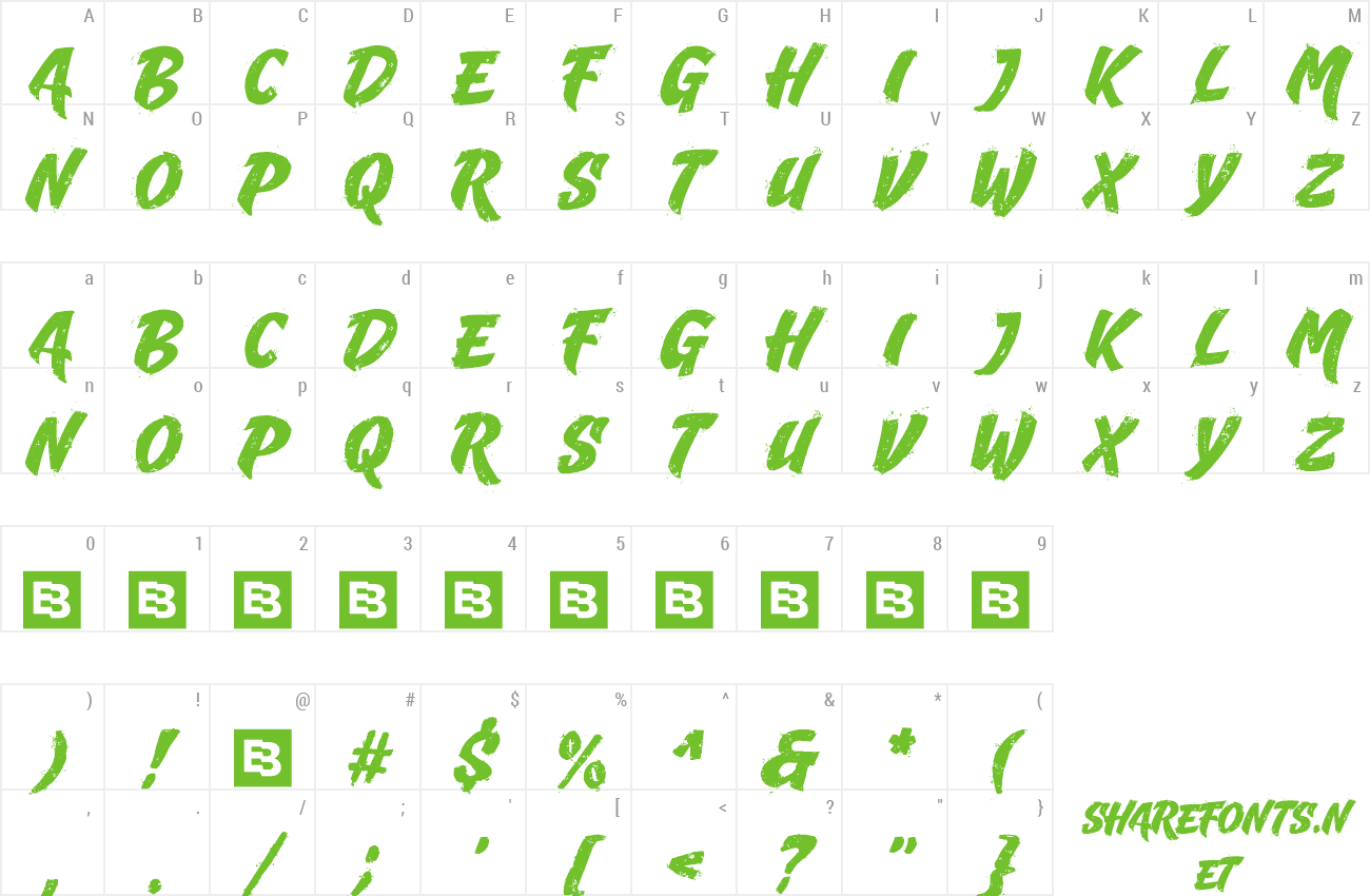 Font Swash Break preview